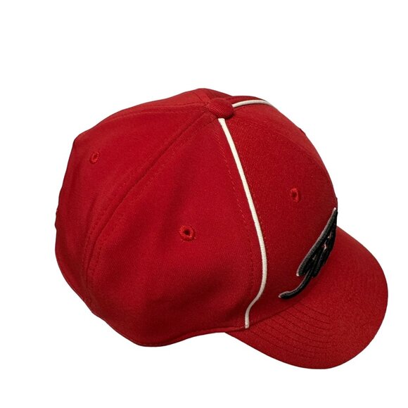 Titleist Hat Cap Fitted Adult L XL Red Black Golf Athletic Logo Outdoors - Picture 11 of 11